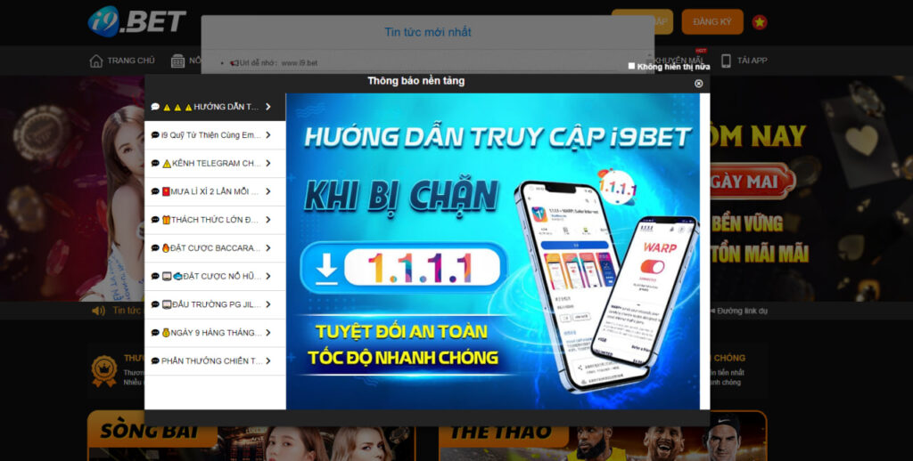 i9bet ink - thương hiệu được cấp phép cung cấp link vào nhà cái i9bet